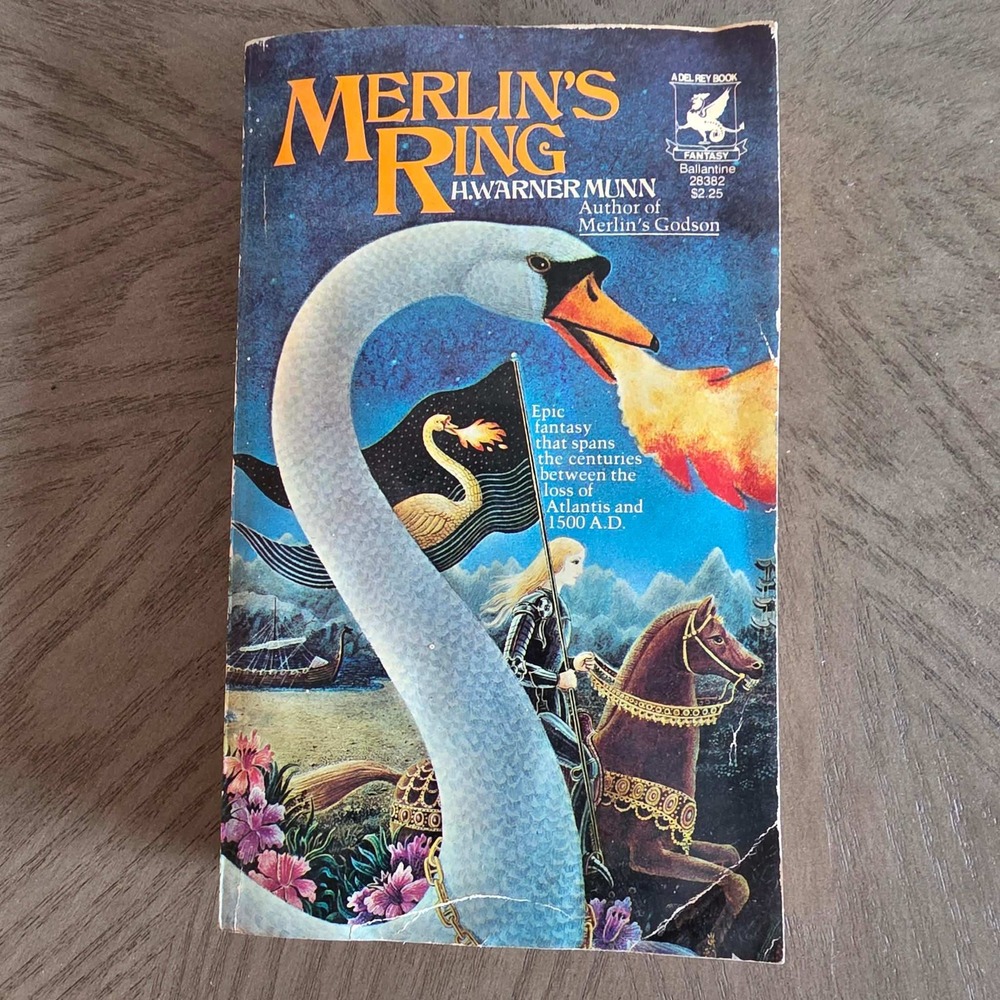 Merlin's Ring H Warner Munn 1979 Del Rey Ballantine Books Paperback Vintage